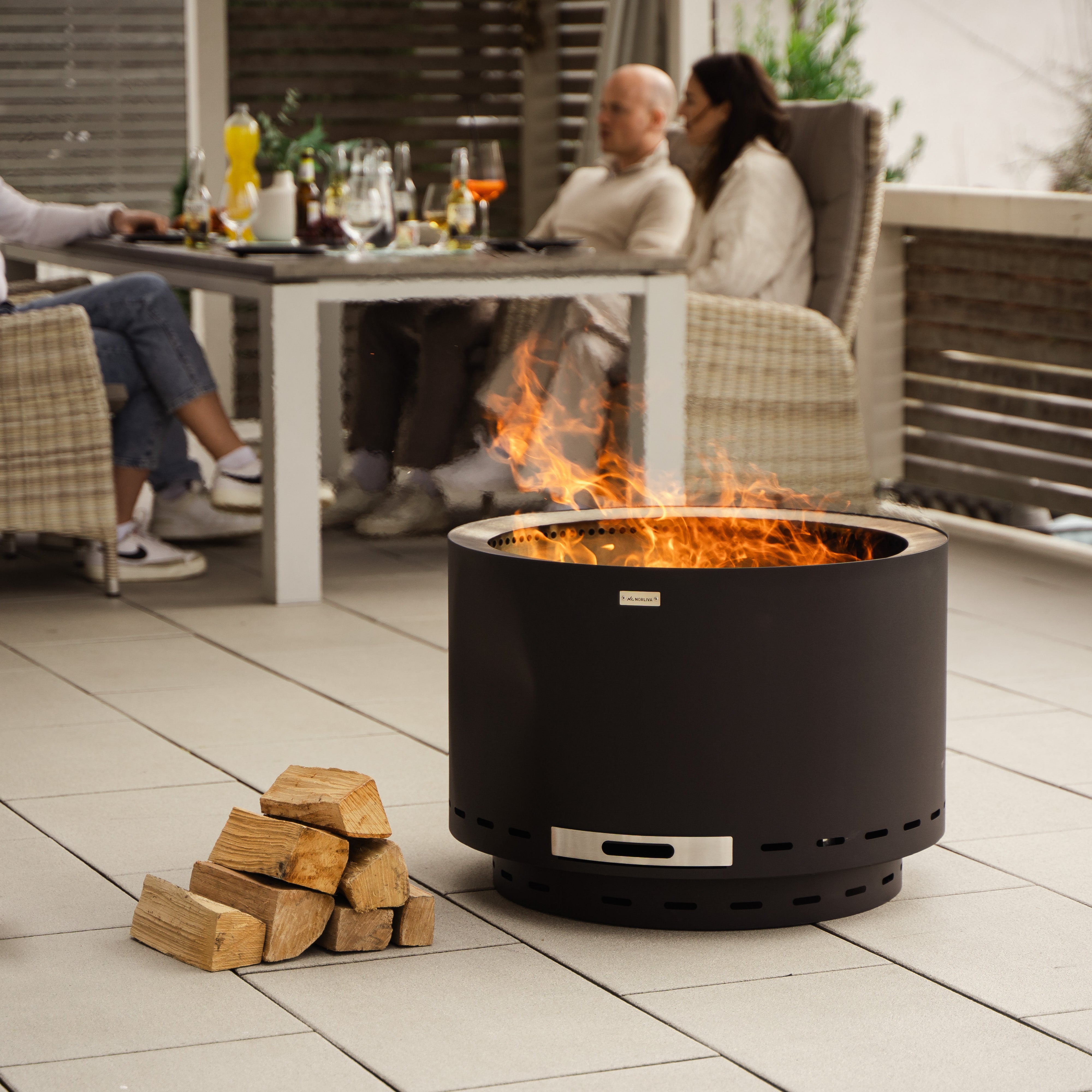 Rauchfreie Feuerschale Venna