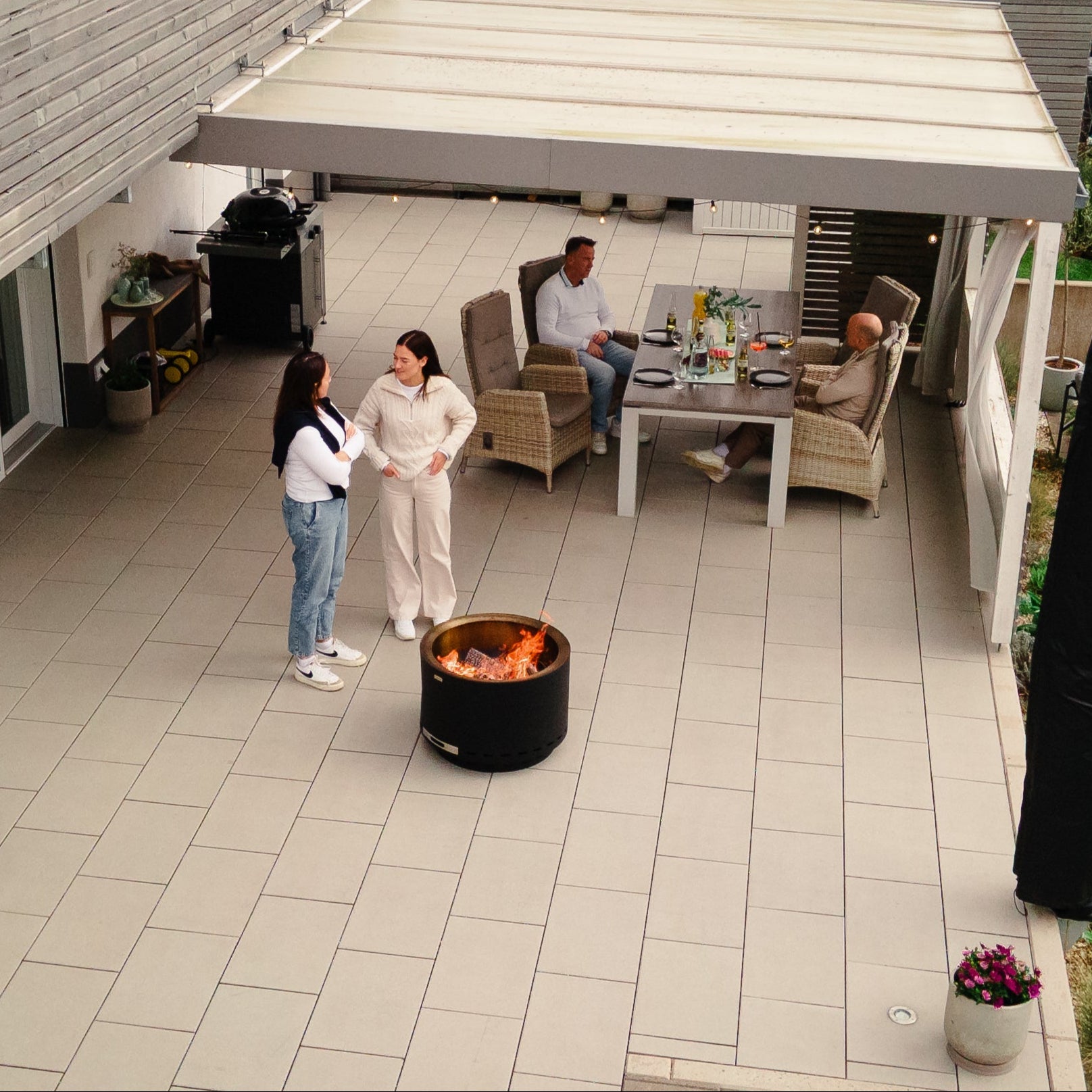 Rauchfreie Feuerschale Venna