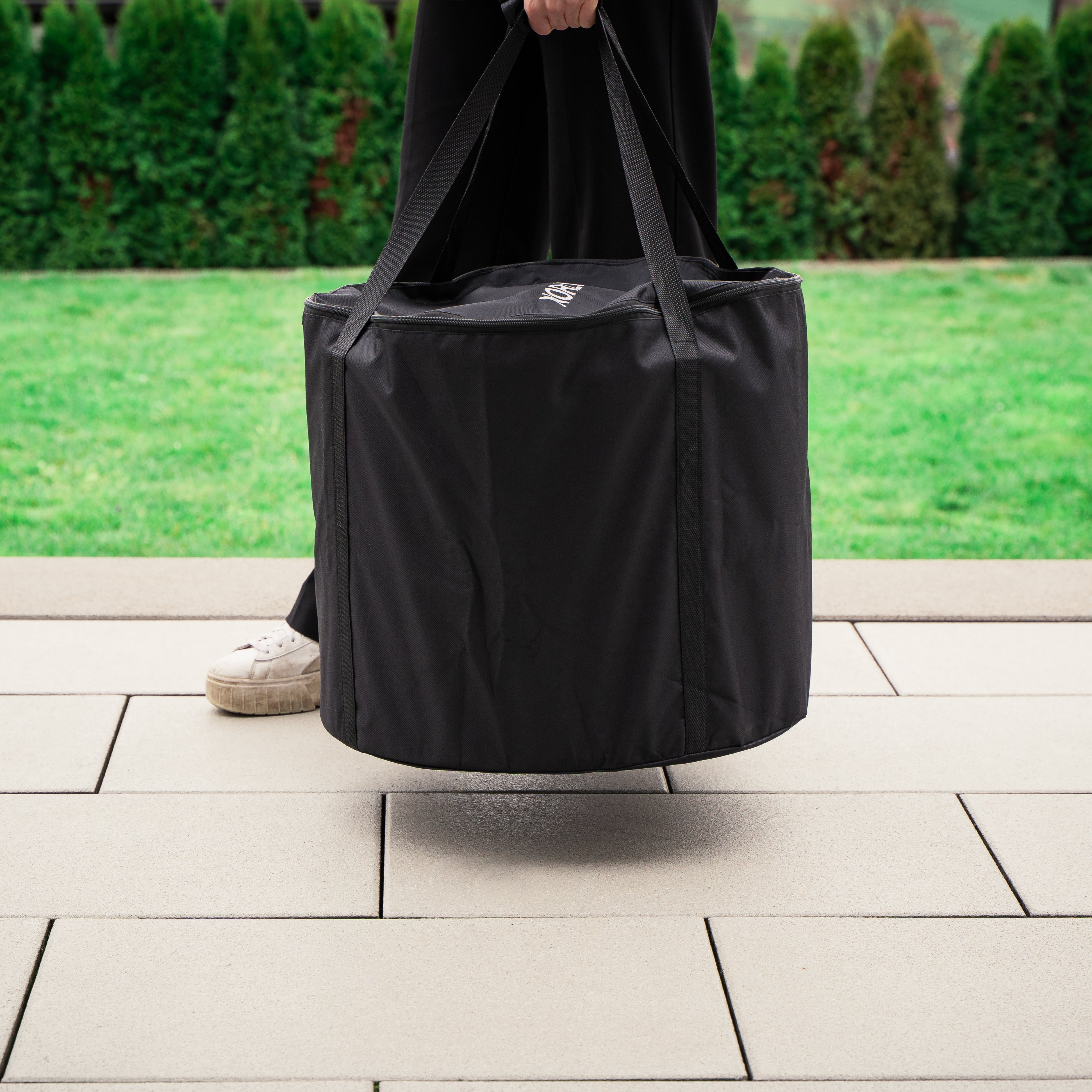 Set: Skara + Deckel + Feuerplatten-Grill + Pizzaofen-Aufsatz