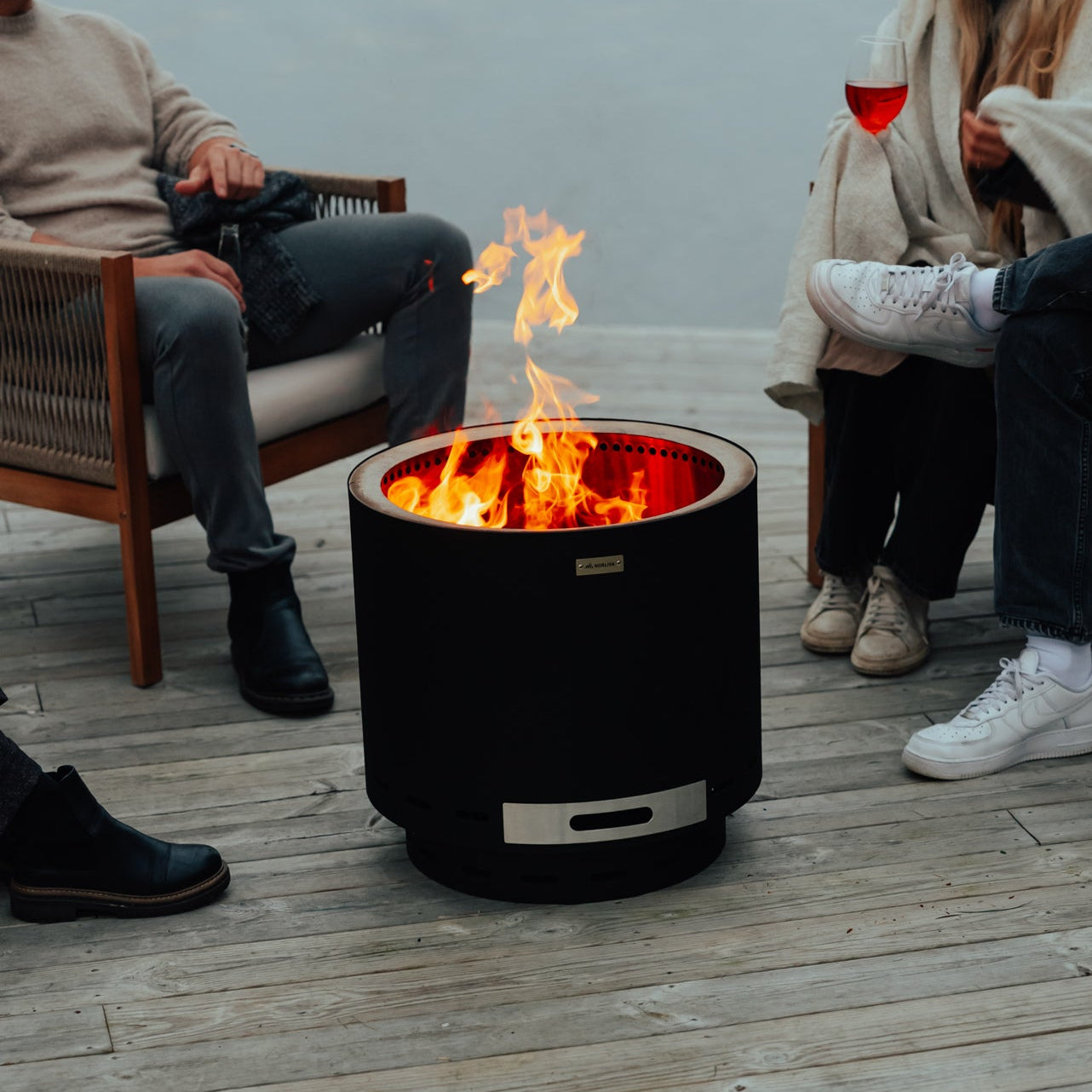 Set: Skara + Deckel + Feuerplatten-Grill + Pizzaofen-Aufsatz