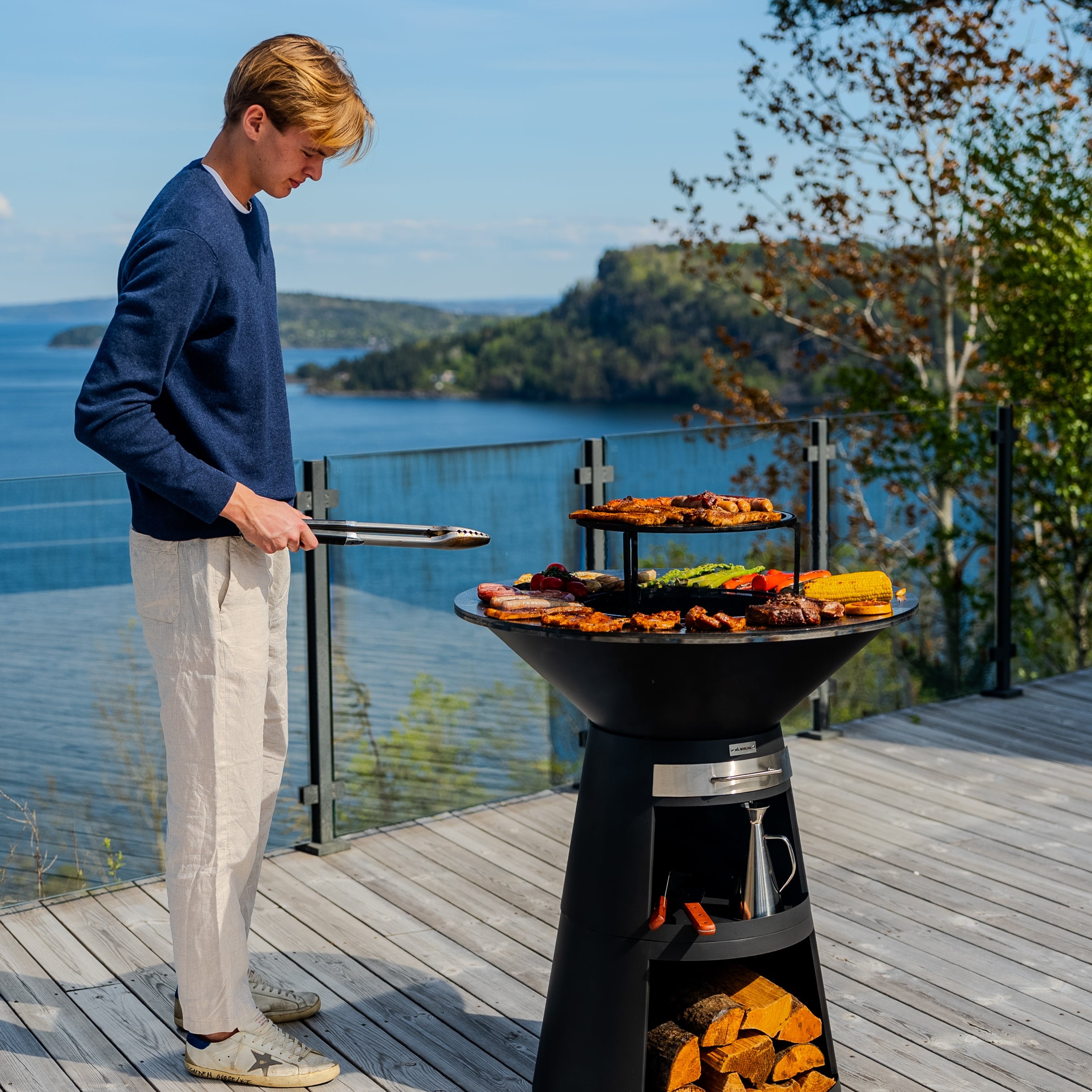 Feuerplatten-Grill Aska, 80 cm