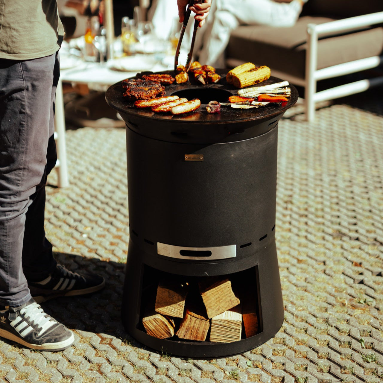 Set: Skara Pluss + Feuerplatten-Grill