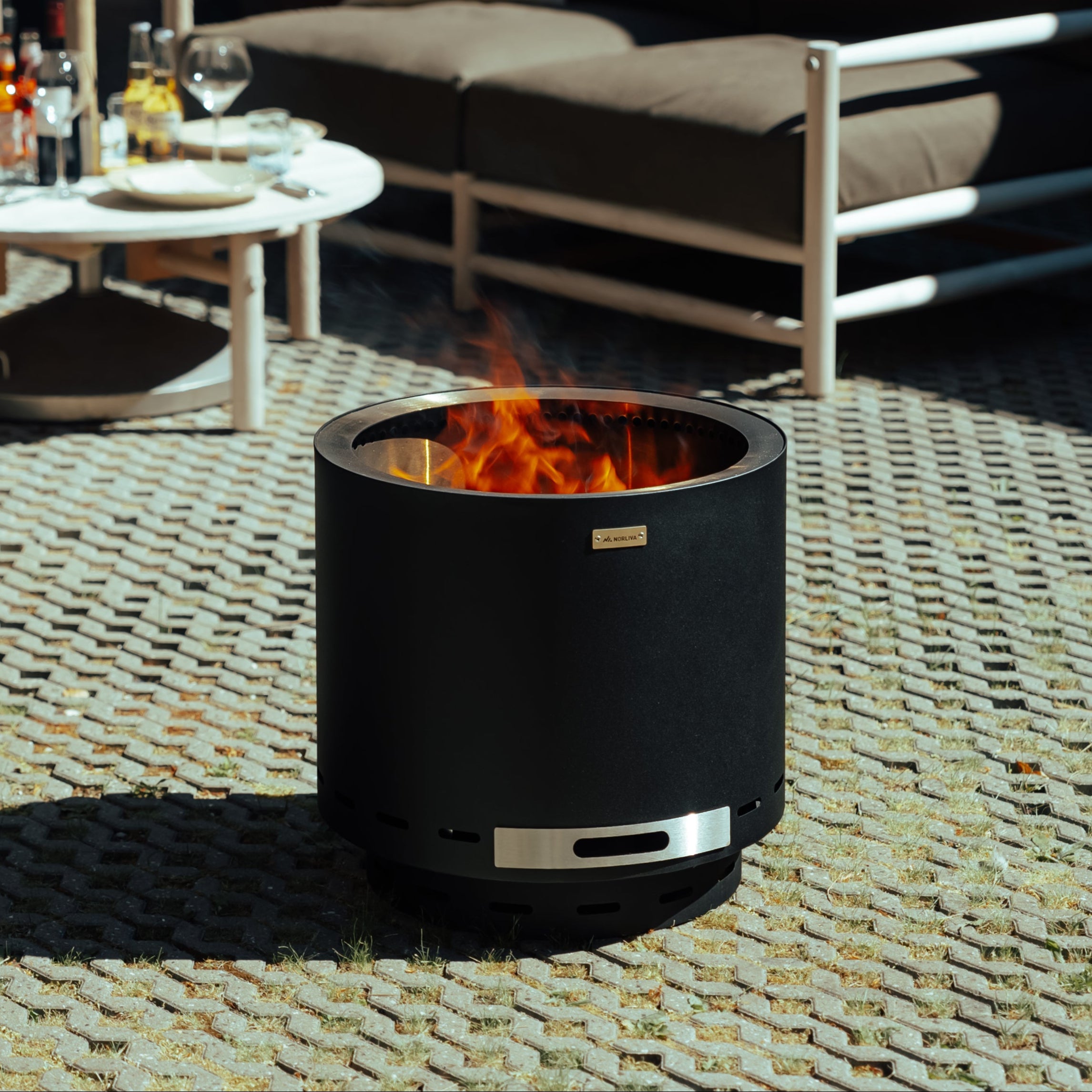 Rauchfreie Feuerschale Skara