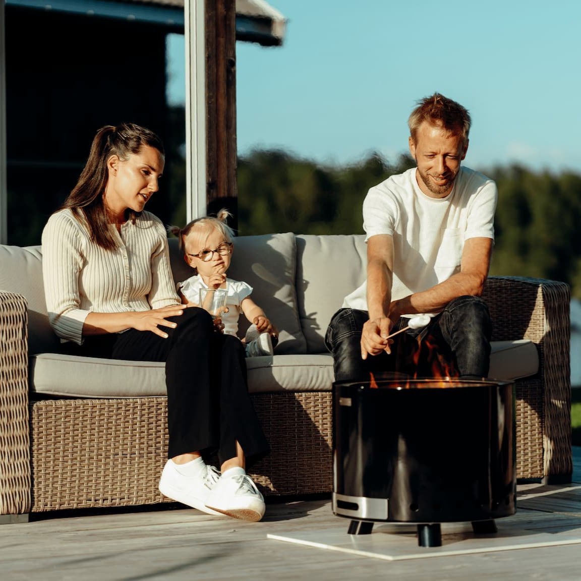 Rauchfreie Feuerschale Senja