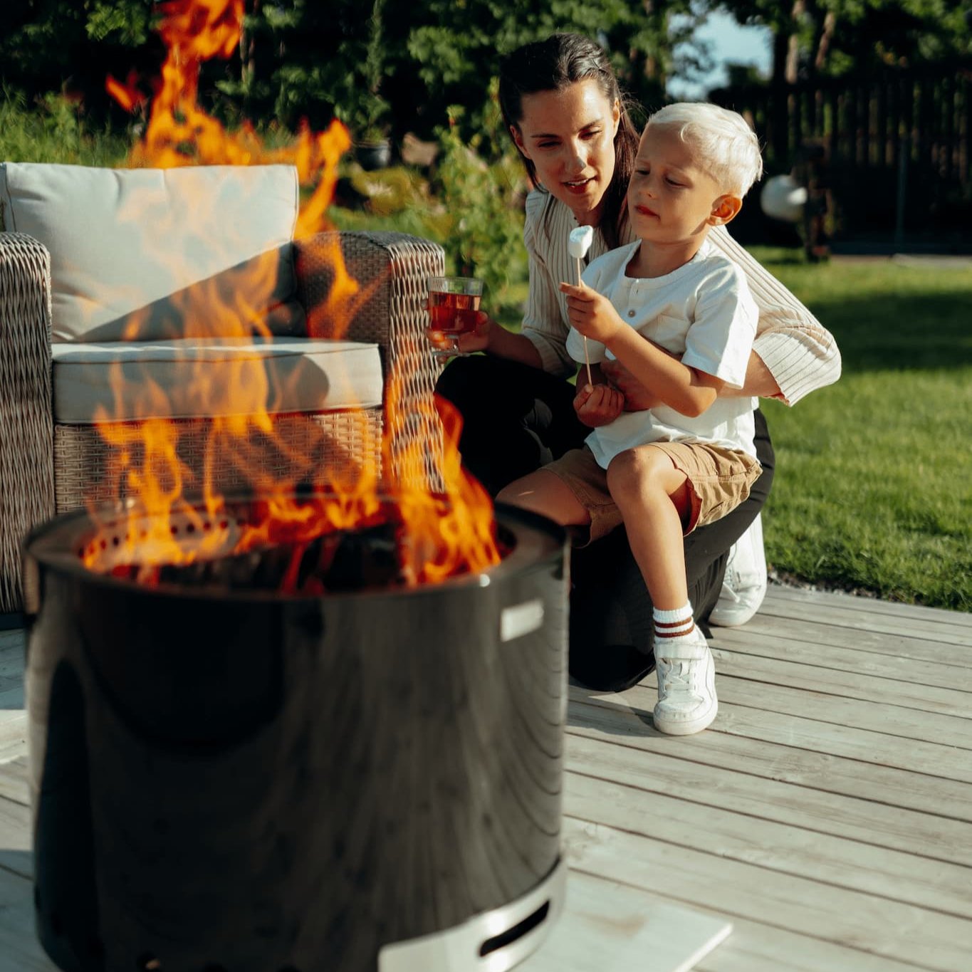 Rauchfreie Feuerschale Senja