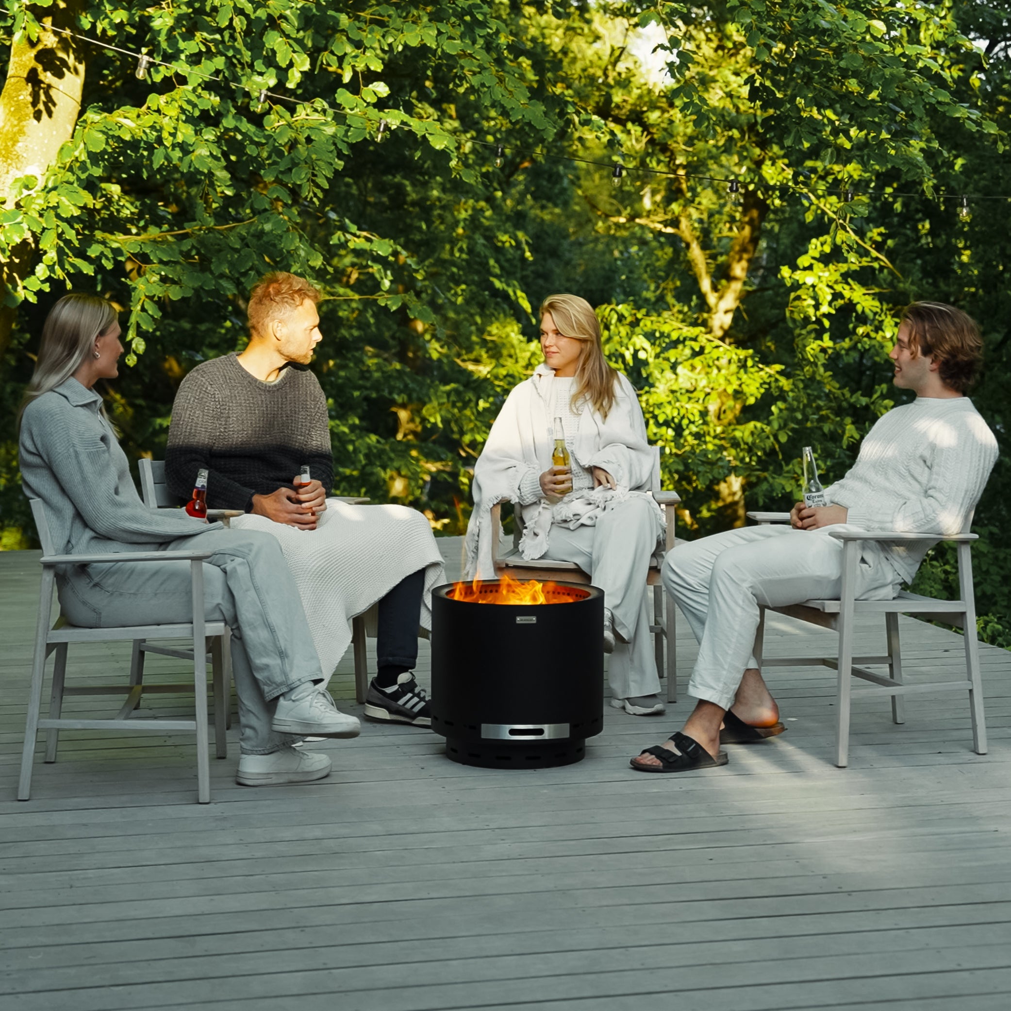 Set: Skara + Feuerplatten-Grill + Deckel