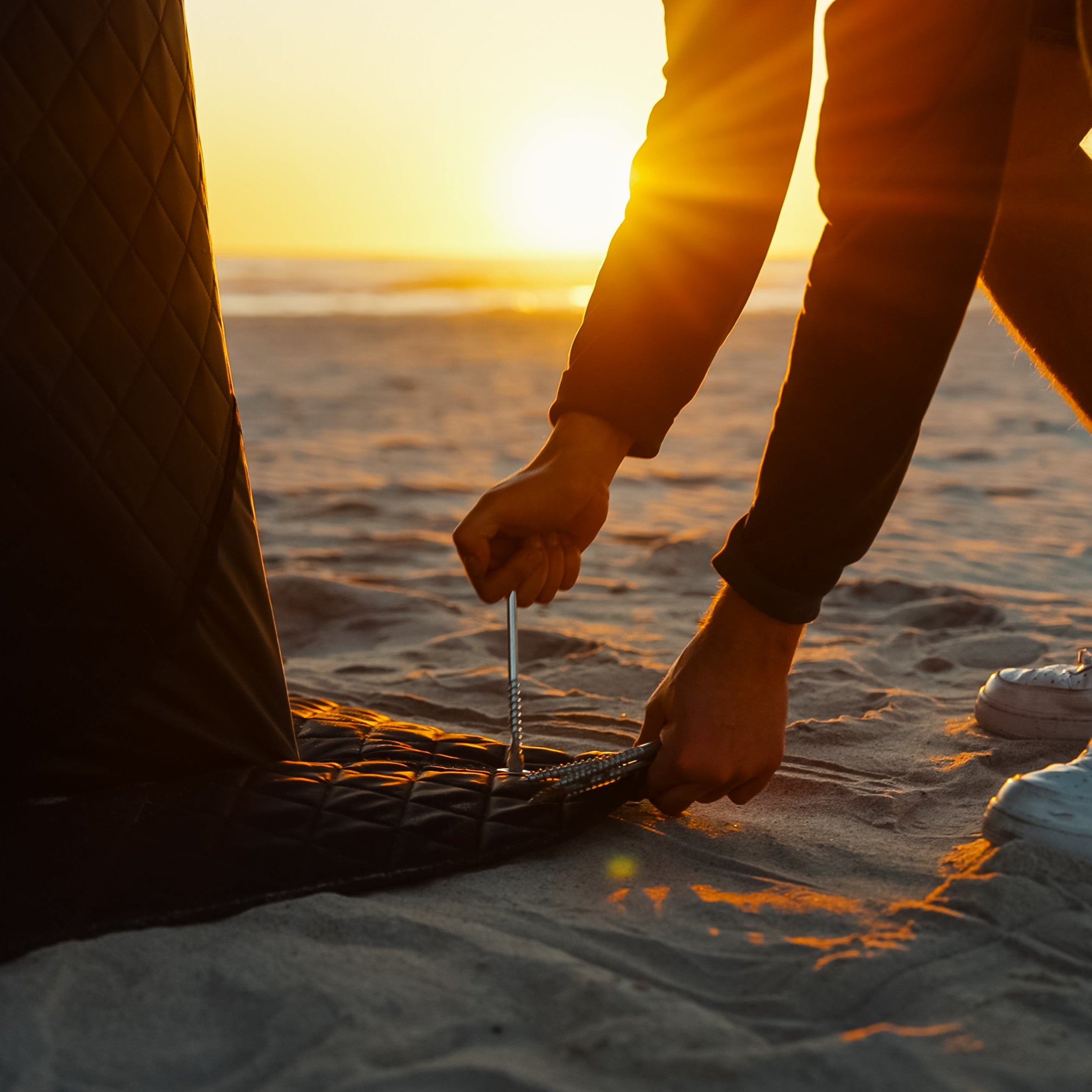 Set: Saunazelt Fjorden + Ofen + Sauna-Zubehör + Bänke