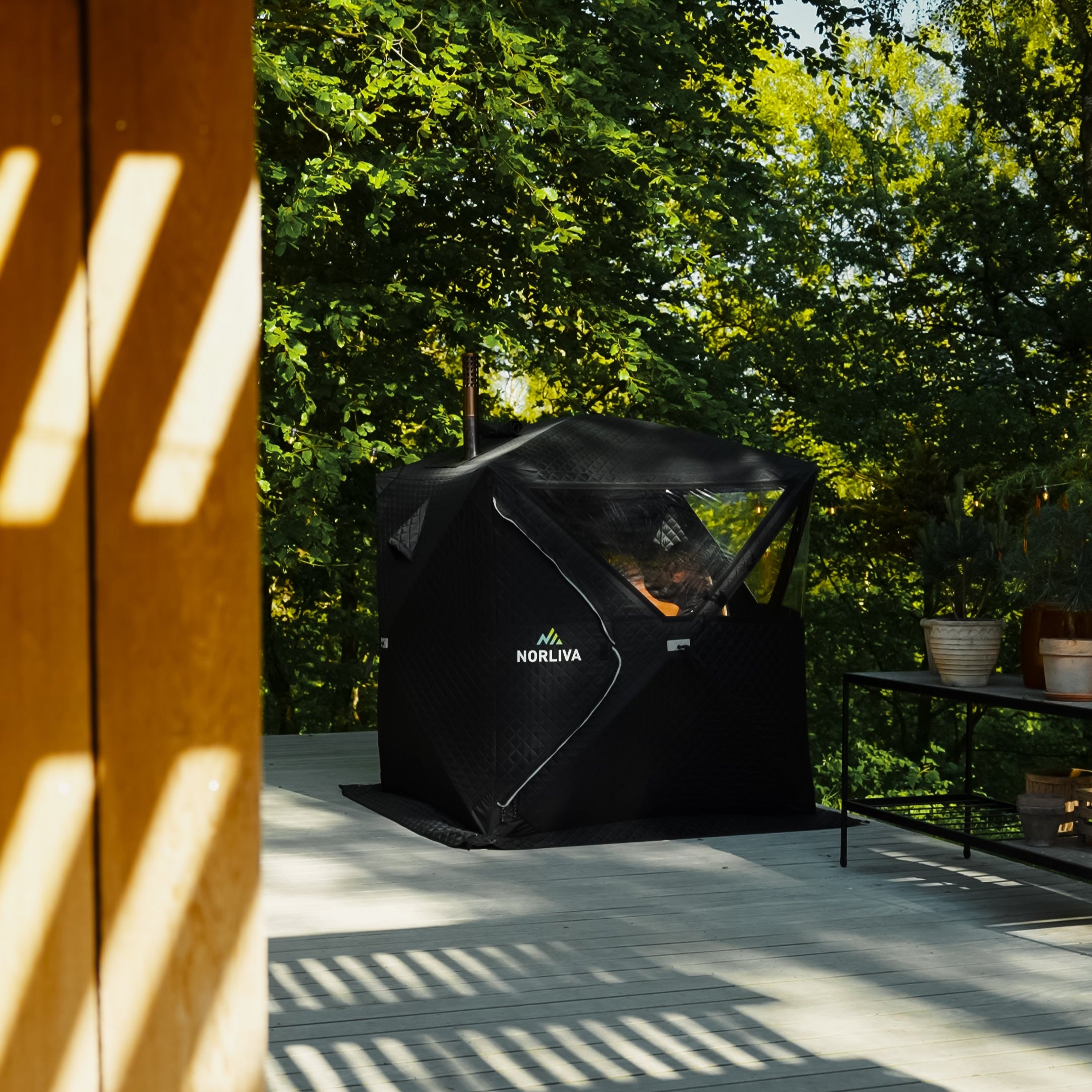 Mobiles Saunazelt Isen (ohne Saunaofen)