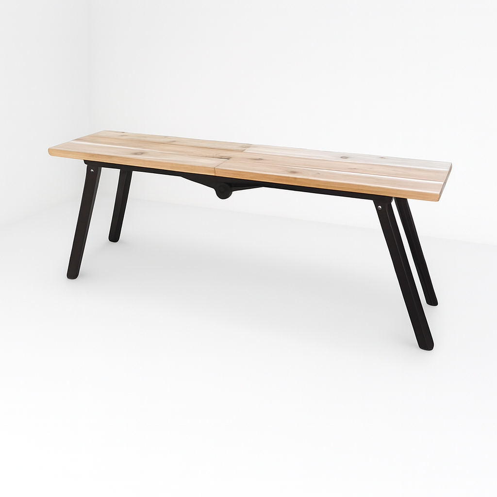 Saunabank aus Zedern-Holz, faltbar