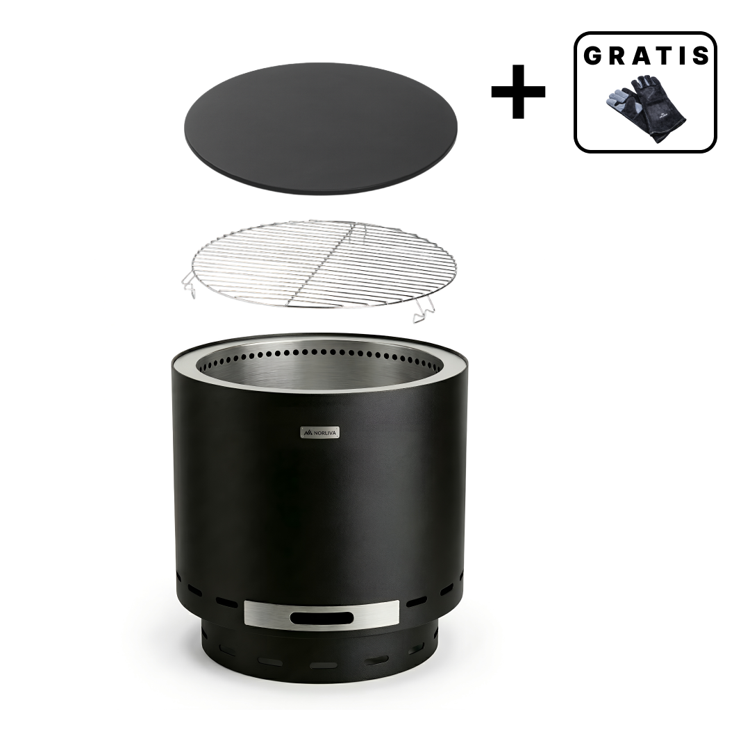 Set: Skara + Deckel + Grillrost