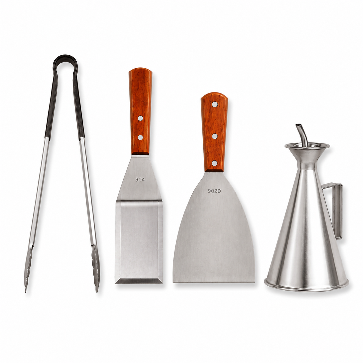 Grillzubehör Set, 4-teilig
