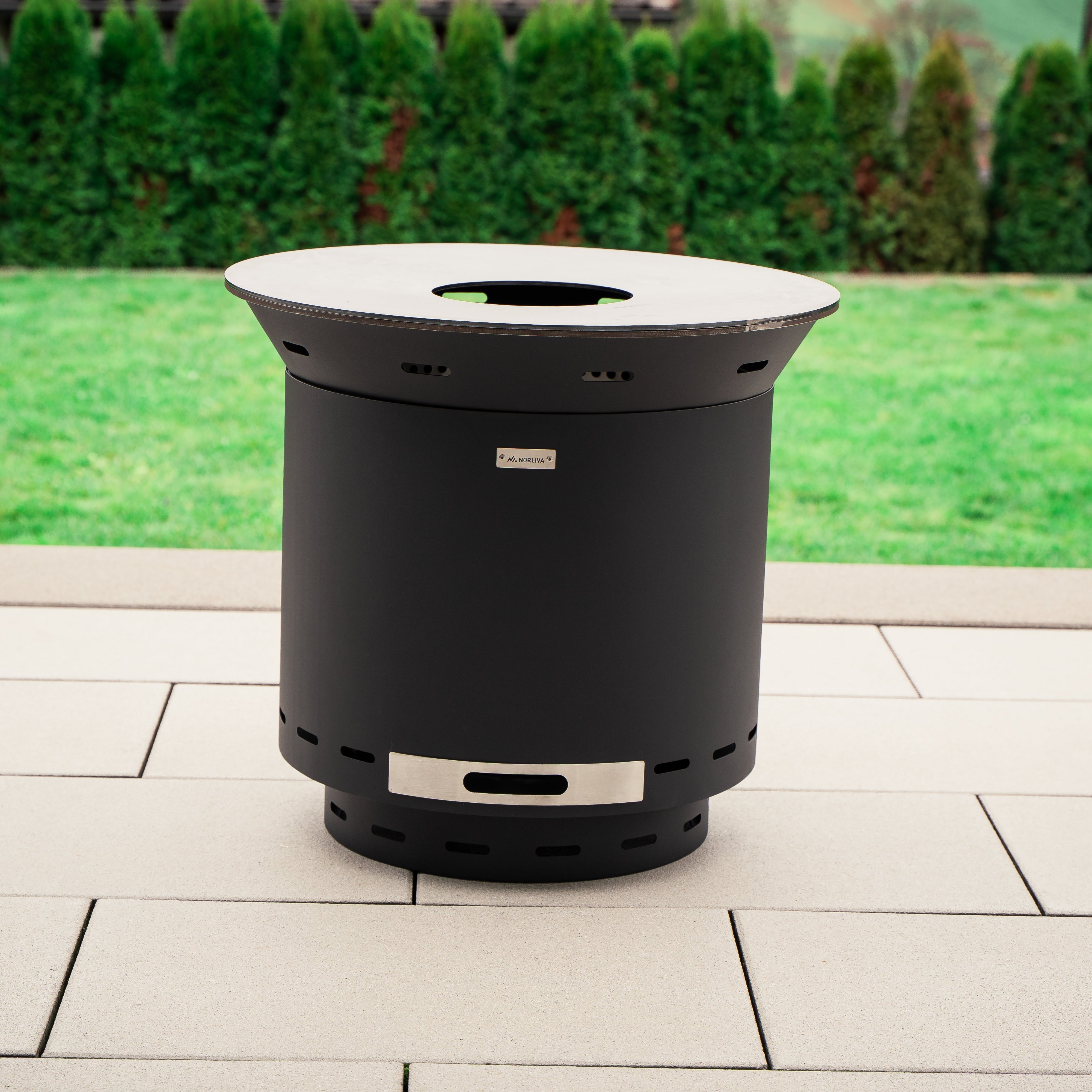 Set: Skara + Feuerplatten-Grill + Deckel