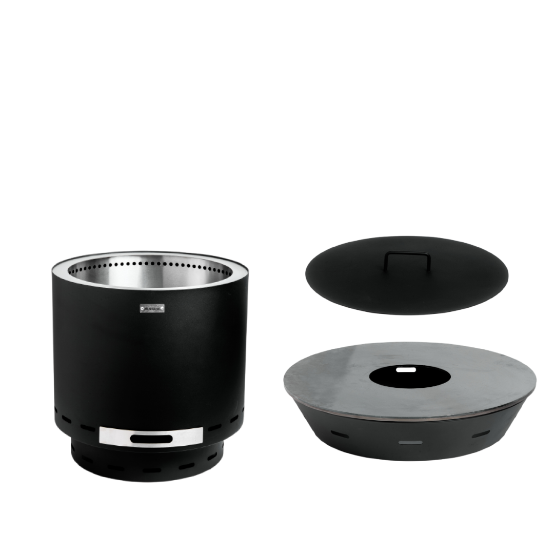Set: Skara + Feuerplatten-Grill + Deckel