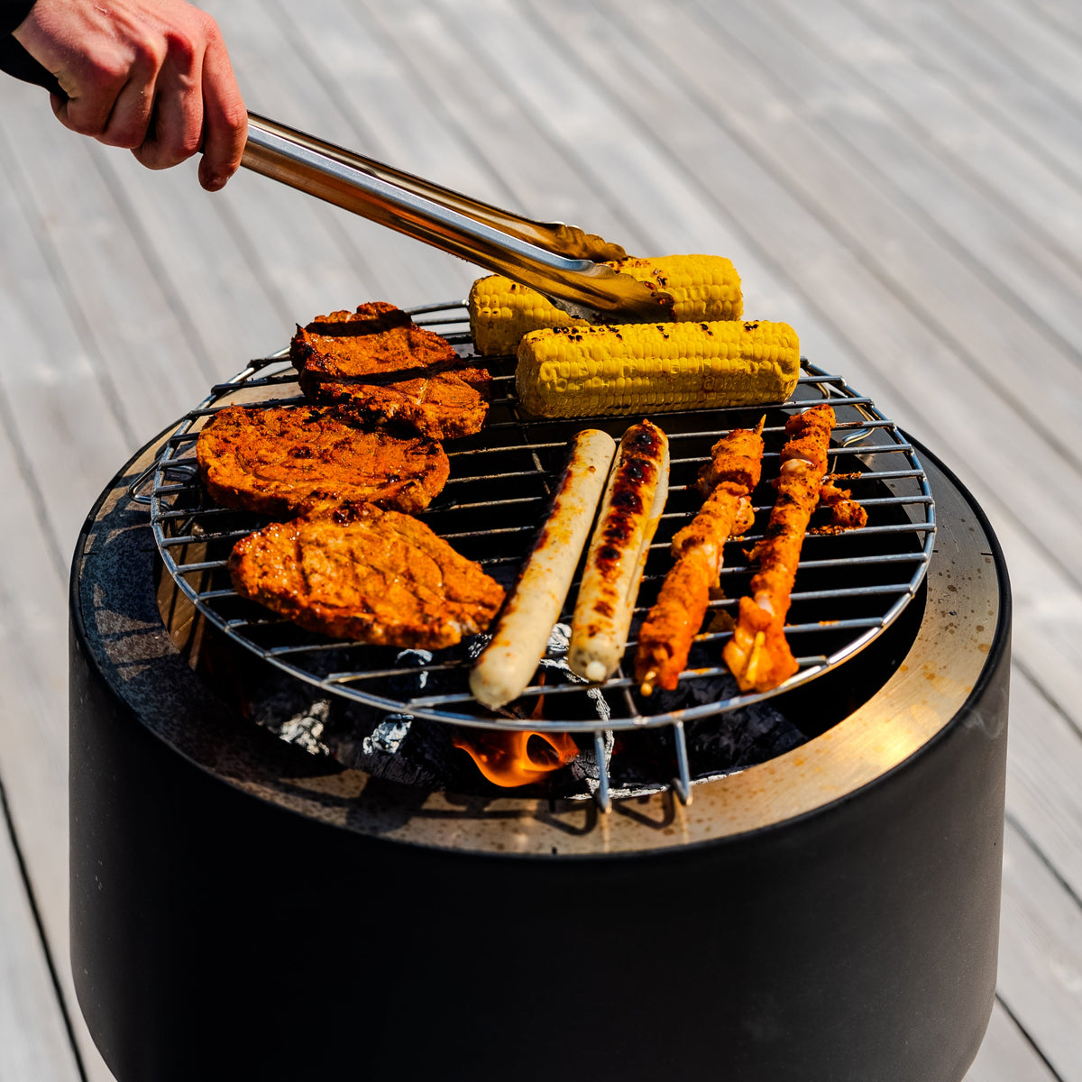 Set: Juna + Deckel + Grillrost