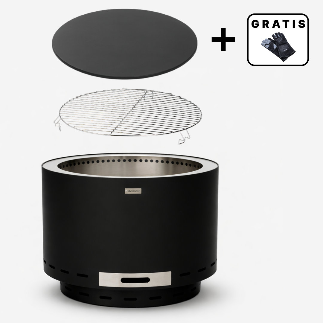 Set: Lunda + Deckel + Grillrost
