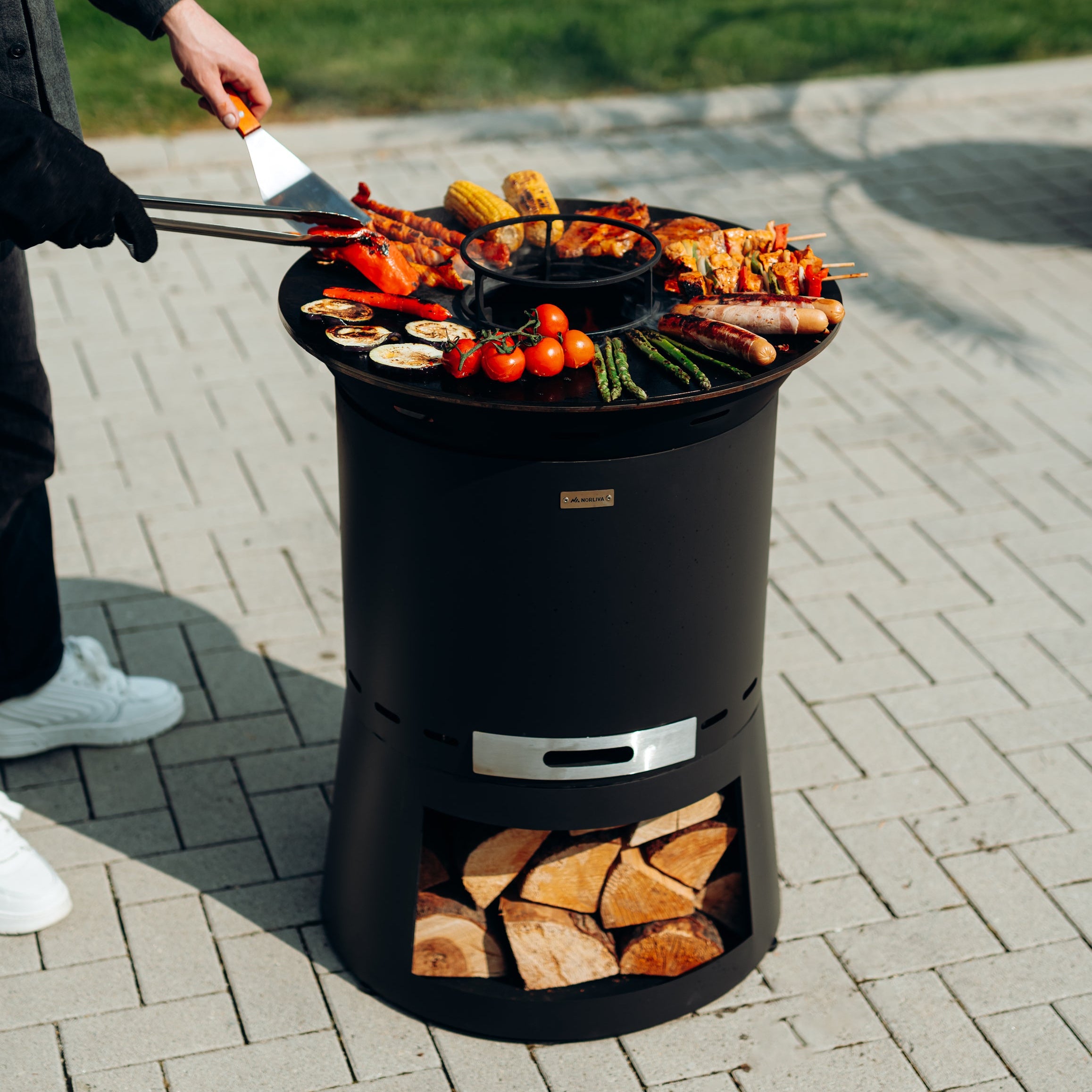 Set: Skara Pluss + Feuerplatten-Grill