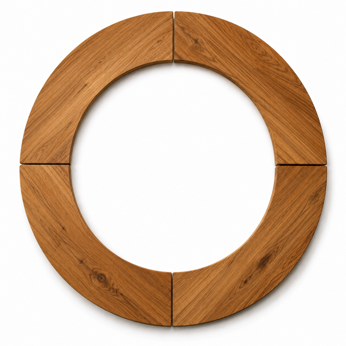 Set: Holzumrandung Aska, 4 Elemente